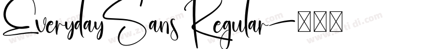 EverydaySans Regular字体转换